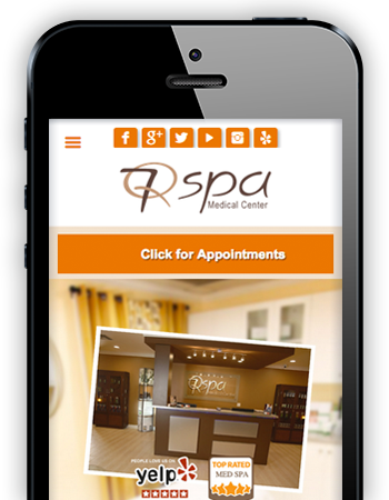 Mobile Responsive Web Development - 7Q Med Spa & Laser Center