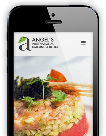 Mobile Responsive Web Development - Angel's Catering