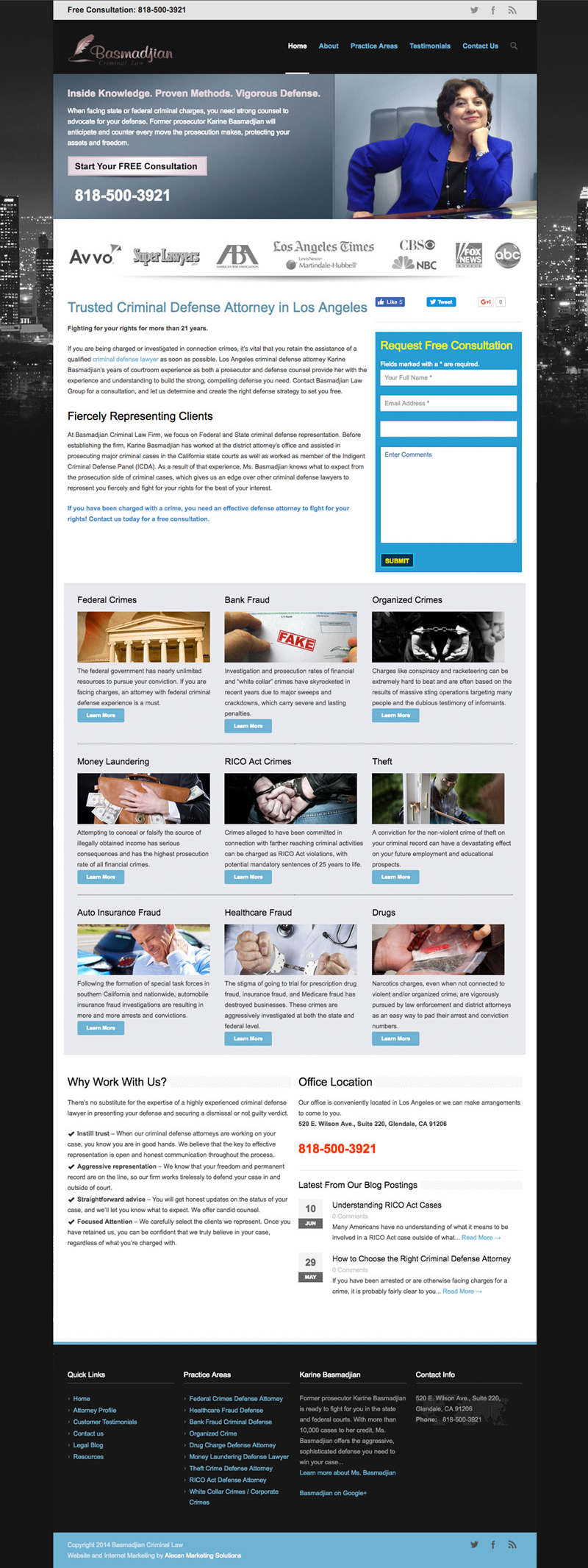 Web Development - Basmadjian Law Group