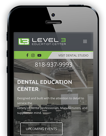 Mobile Responsive Web Development - Level 3 Dental Studio