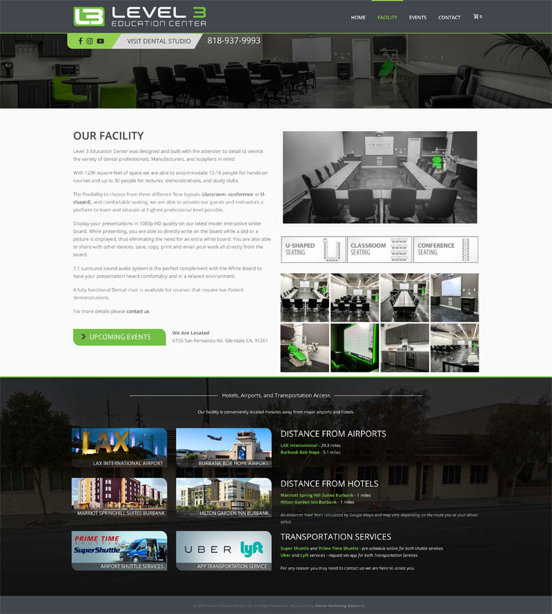 Web Development - Level 3 Dental Studio