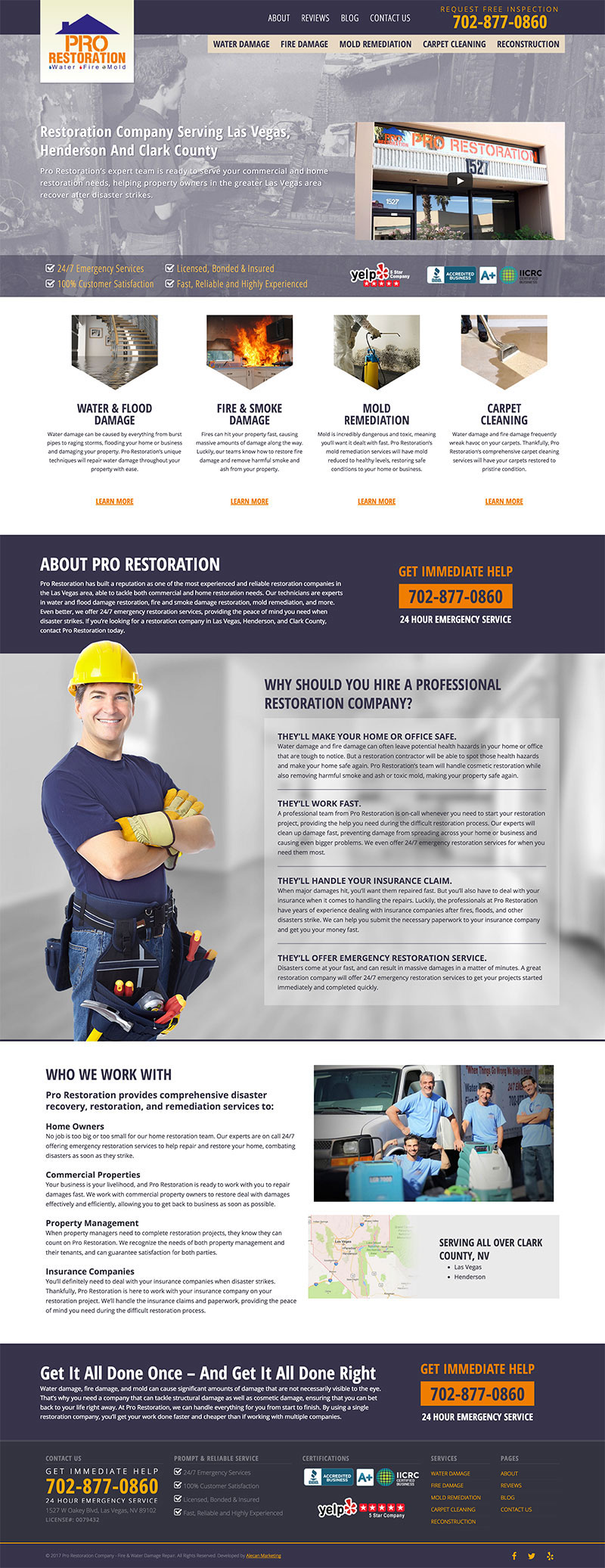Web Development - Pro Restoration