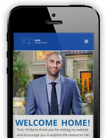Mobile Responsive Web Development - Vahe Zargarian Real Estate