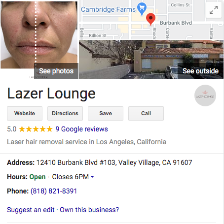 google my business account - local seo for medical practices