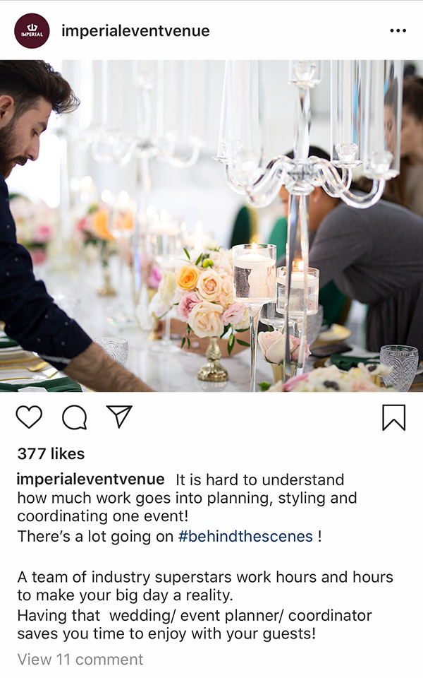 Behind-the-Scenes of wedding venue decoration