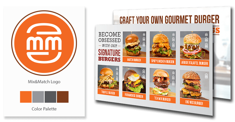 Mix & Match Burger Branding