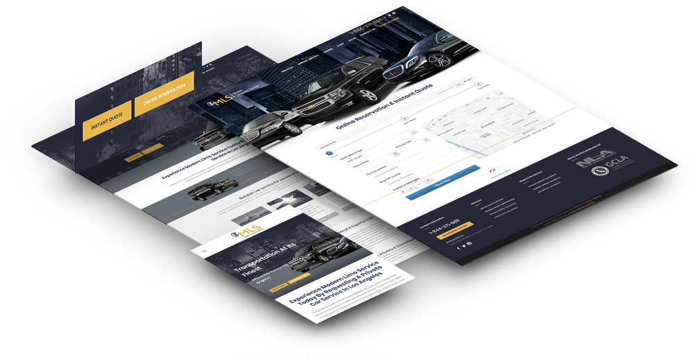 Modern Limo Service Website