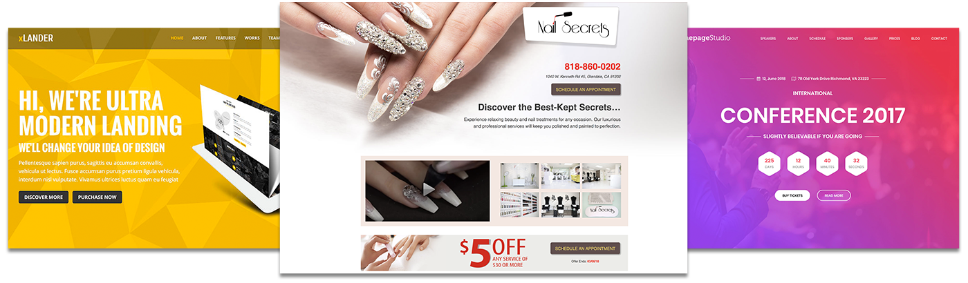 Landing Page Showcase