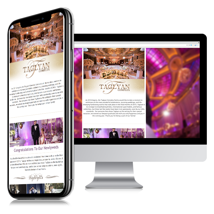 Email Marketing Showcase - Taglayan Complex