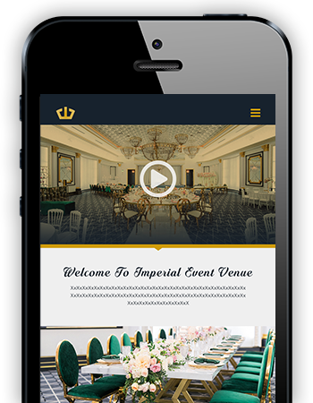 Mobile Responsive Web Development - Imperial Event Venue