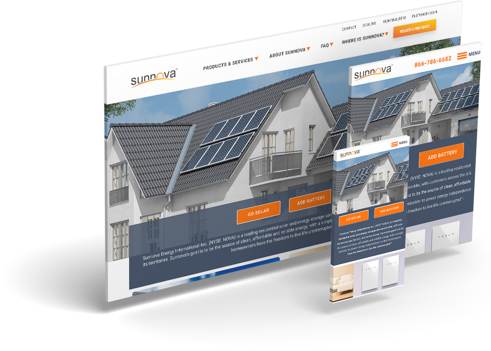 Solar Energy Website Design