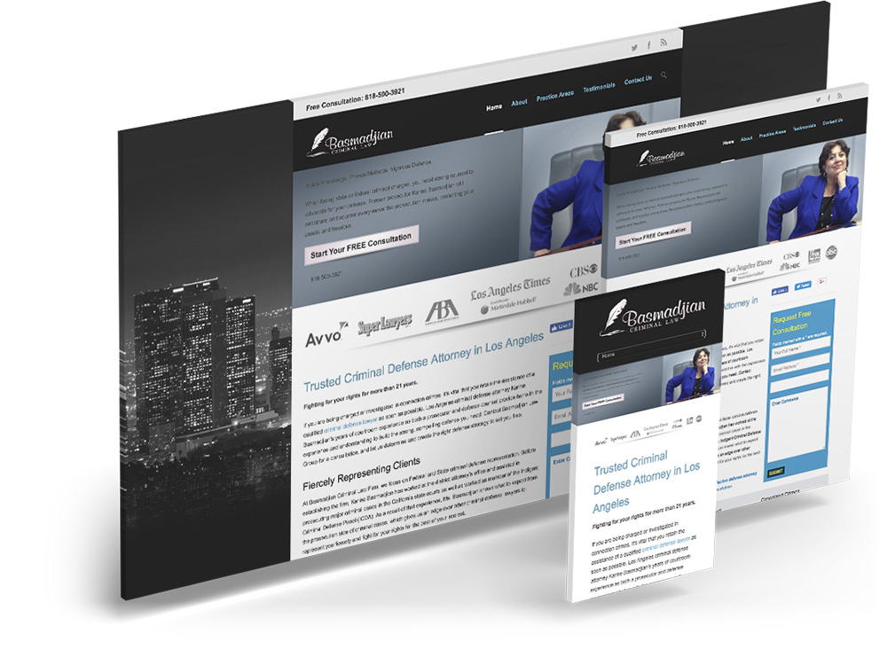 Criminal Defense Law Firm Website