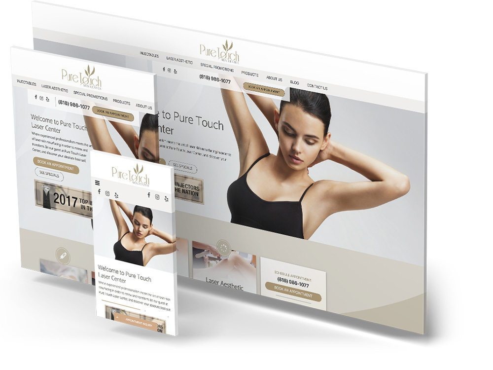 Med Spa - Skin Center Website Design