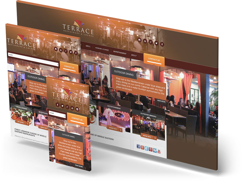 Restaurant & Lounge Website Design