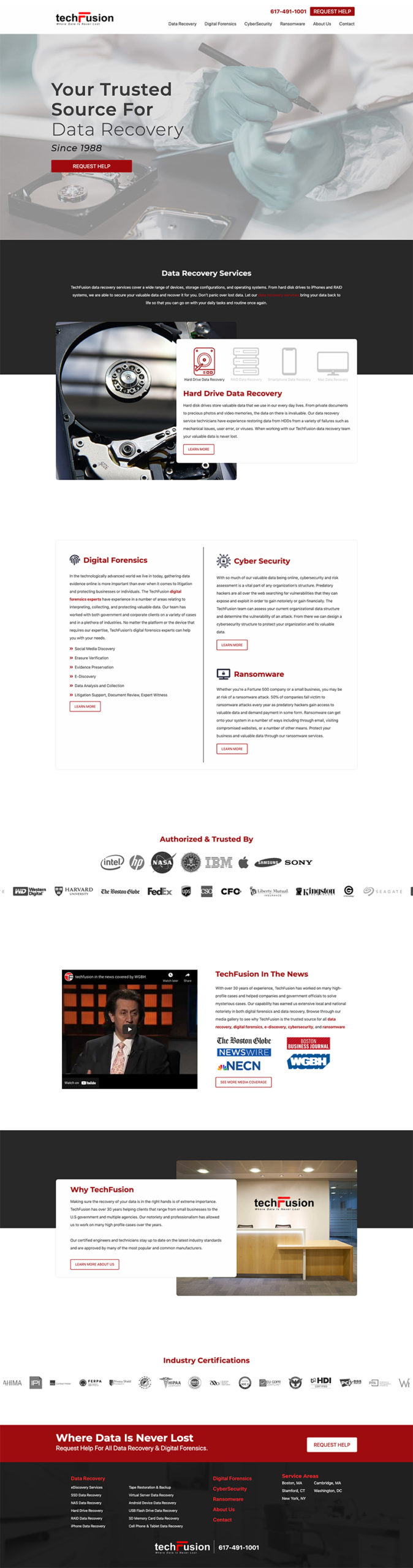 TechFusion - Website