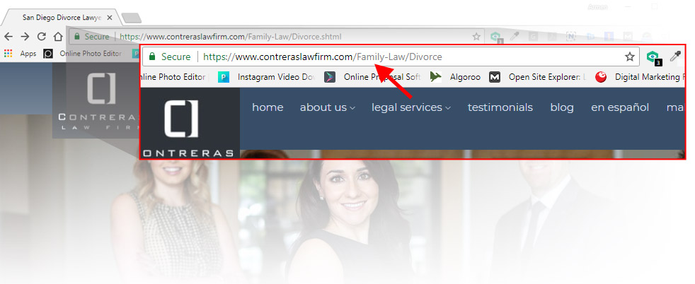 URL Structure For Law Firm Website