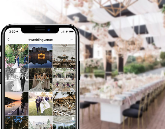 wedding venue instagram view